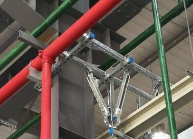 信阳该抗震支架的整体式支吊架结构协调性好